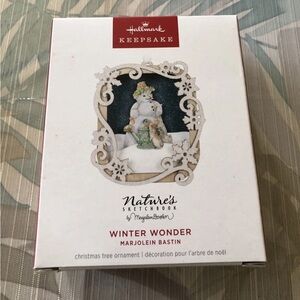 Hallmark 2024 “Winter Wonder ” Marjolein Bastin Ornament - NEW